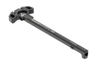 The Radian Weapons Raptor SL ambidextrous AR15 charging handle features slim line latches and a black finish